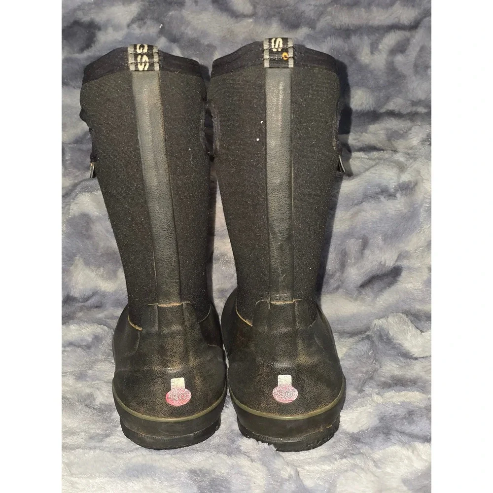 Bogs Classic High‎ HA Waterproof Insulated Boots Youth Size 4 Black